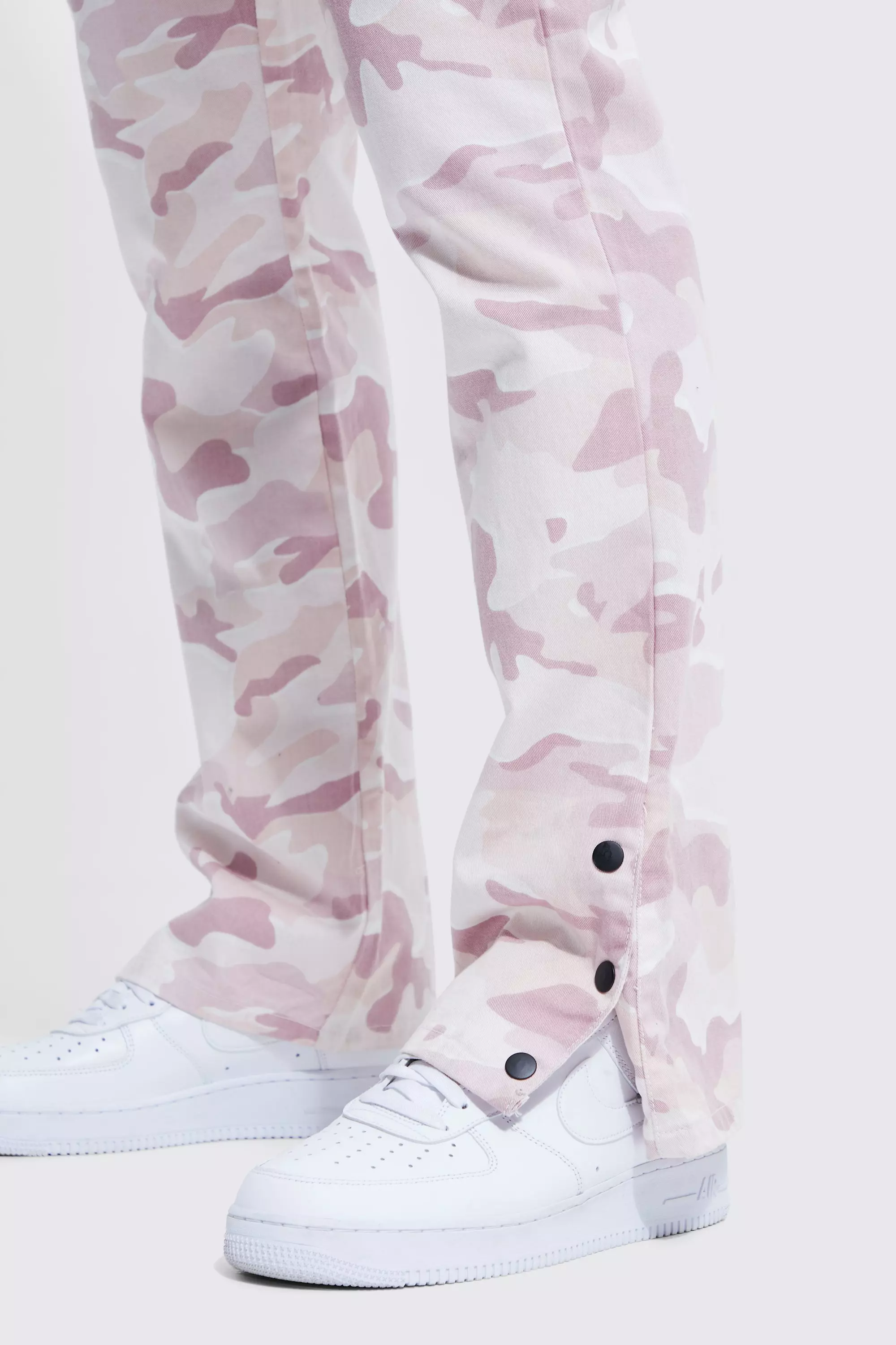 Pink and white camo hot sale pants